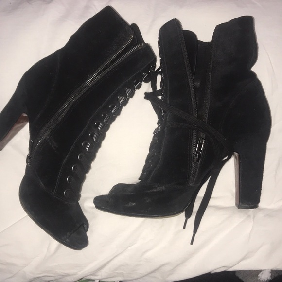 Sam Edelman Belmont Open Toe Bootie - Picture 5 of 6